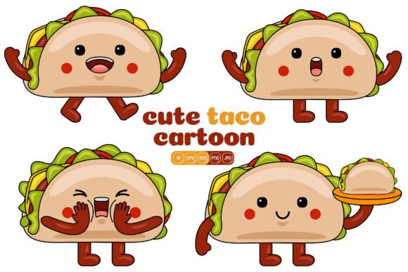 Cute Taco Mascot Vector Pack 03: A Comprehensive Asset Evaluation
