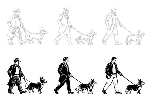 Different People Stay, Walk with Dogs: A Versatile Design Asset