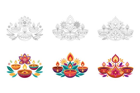 Elegant Vesak: A Special AI EPS Illustration Collection
