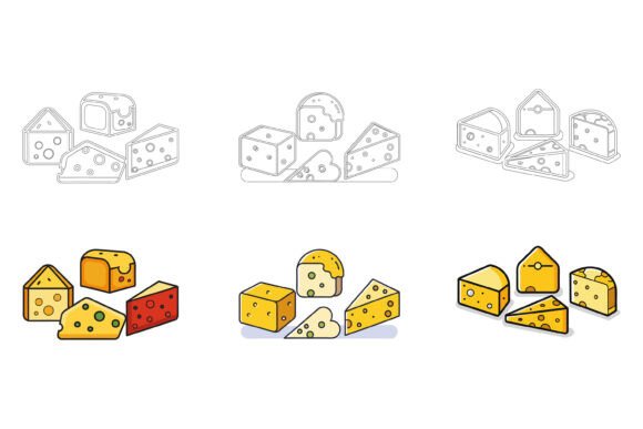 Elevating Design Efficiency: The Role of Fresh Cheese Vector Type Icon in Professional Creativity