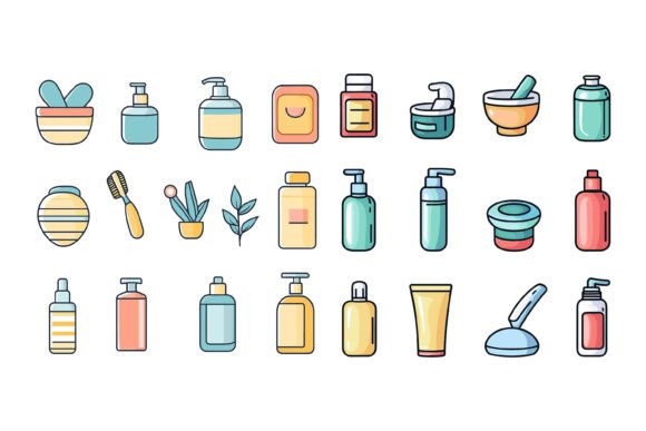 Enhancing Spaces with Beautiful Bathroom Accessories Illustrations