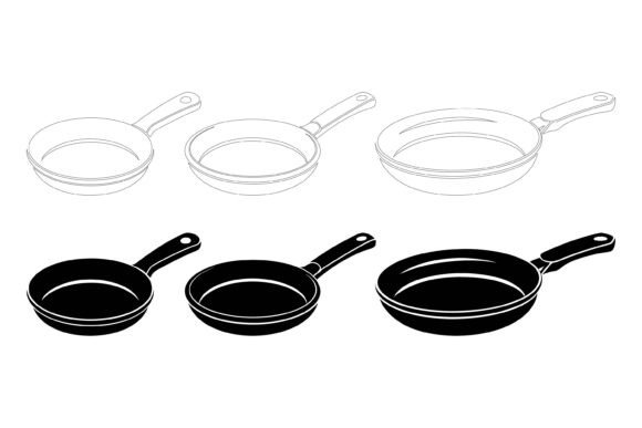 Frying Pan: An AI-Powered EPS Illustration Set for Modern Creators