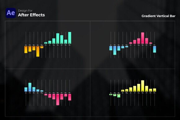 Gradient Vertical Bar After Effects: Elevating Data Presentation in Modern Visual Workflows