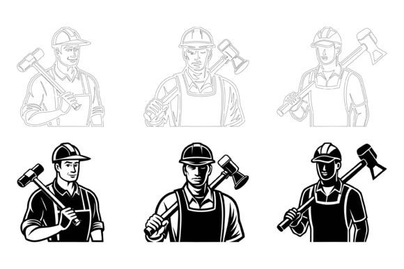 The Construction Worker Digital Asset: Evaluating Professional Illustration Collections