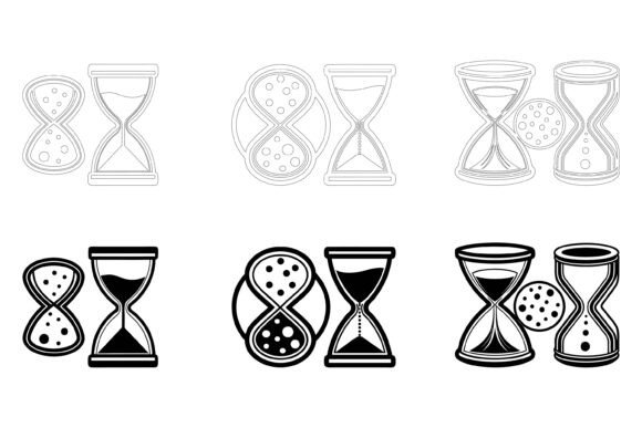 The Modern Utility of a Set of Hour Glasses Illustrations